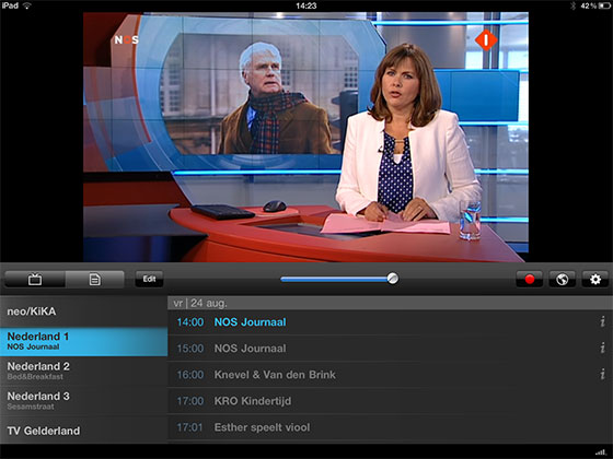 DVB-T App iPad