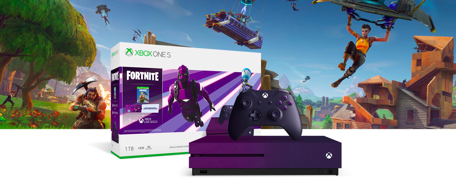 Xbox One S Fortnite Battle Royale Special Edition Op Komst Gadgetgearnl 